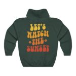 Let'S Watch The Sunset Aesthetic Hoodie Vsco Hoodie Trendy Sweatshirt Aesthetic Clothes Tumblr Hoodie Oversized Hoodie Trendy Hoodie