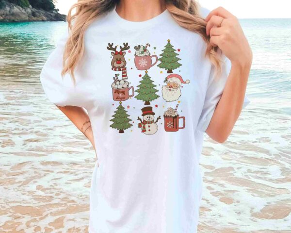 Comfort Colors® Cute Christmas Elements T-Shirt, Christmas Little Things T-Shirt, Holiday Apparel, Christmas Tee