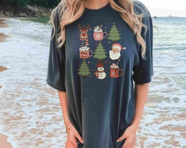 Comfort Colors® Cute Christmas Elements T-Shirt, Christmas Little Things T-Shirt, Holiday Apparel, Christmas Tee