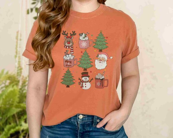 Comfort Colors® Cute Christmas Elements T-Shirt, Christmas Little Things T-Shirt, Holiday Apparel, Christmas Tee