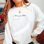 Custom Home State Love Sweatshirt, Personalized Multiple Home States,State To State Home State Pride,Home In 2 Places, Any State Customized