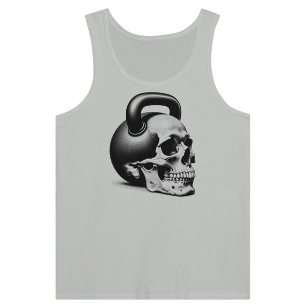 Heavy Skull Unisex Tank Top , Bold Fitness Apparel , Comfortable Workout Tank For Him Or Her , Motivational Fitness Apparel