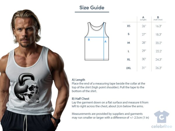 Heavy Skull Unisex Tank Top , Bold Fitness Apparel , Comfortable Workout Tank For Him Or Her , Motivational Fitness Apparel