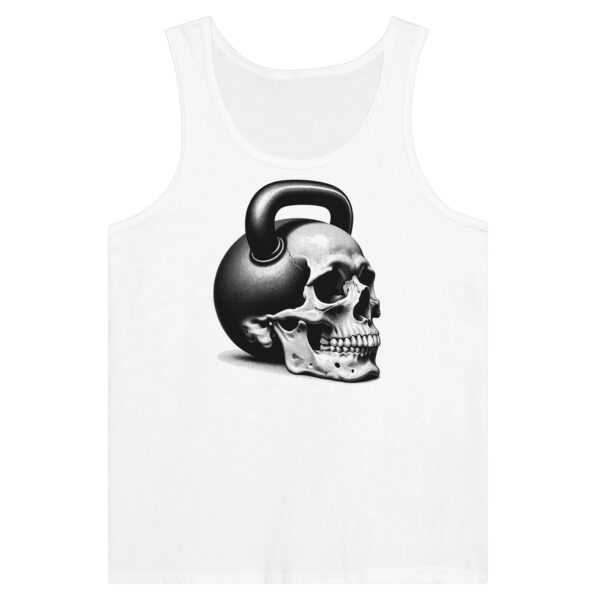 Heavy Skull Unisex Tank Top , Bold Fitness Apparel , Comfortable Workout Tank For Him Or Her , Motivational Fitness Apparel