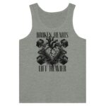 Broken Hearts Unisex Tank Top , Comfortable Fitness Apparel , Gym Tank Top , Comfortable Workout Tank For Him Or Her , Bold Fitness Tank