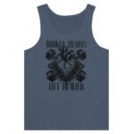 Broken Hearts Unisex Tank Top , Comfortable Fitness Apparel , Gym Tank Top , Comfortable Workout Tank For Him Or Her , Bold Fitness Tank