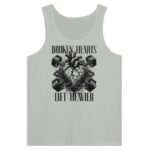 Broken Hearts Unisex Tank Top , Comfortable Fitness Apparel , Gym Tank Top , Comfortable Workout Tank For Him Or Her , Bold Fitness Tank