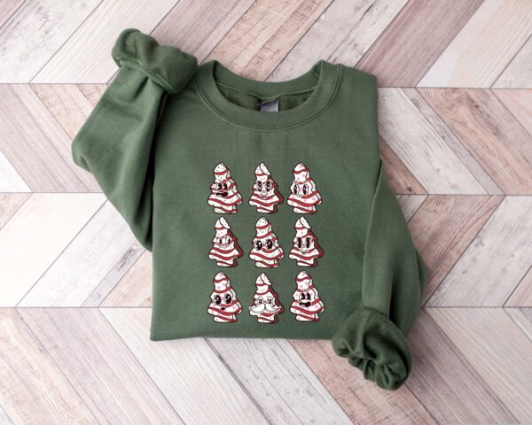 Funny Christmas Tree Shirt, Christmas Cake Sweatshirt, Cute Christmas Trees, Christmas Sweater Women, Funny Christmas Shirt, Xmas Gift Tees