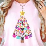 Mexican Christmas Tree T-Shirt, Holiday Tee, Unisex Unique Christmas Shirt, Hispanic Heritage Shirt, Mexican Food T Shirt, Christmas Tree