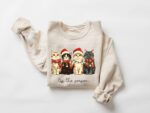 This The Season Cute Christmas Cats, Christmas Lights Shirt, Cat Lover Shirt, Christmas Cats Gift Shirt, Christmas Cats Tees, Lights Shirt