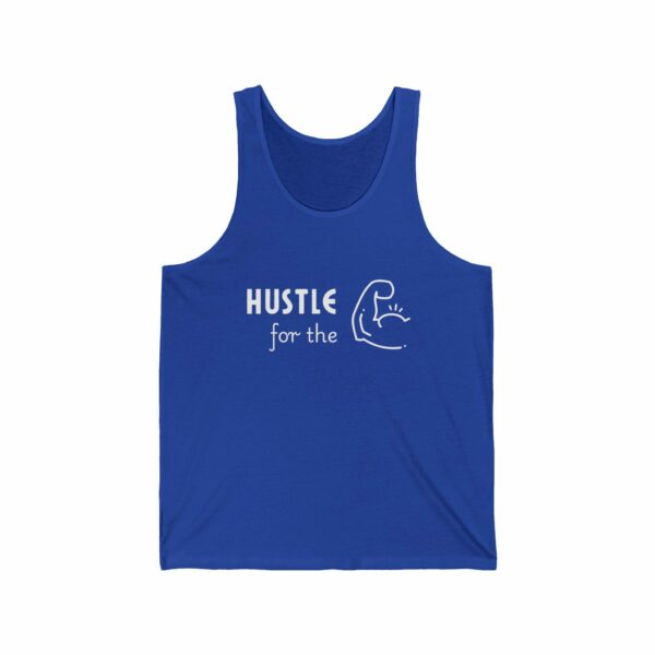 Hustle For The Muscle Top, Unisex Workout Shirt, Workout Tank Top, Gym Fitness Apparel, Funny Motivational Gym Wear, Workout Gift, Exercise